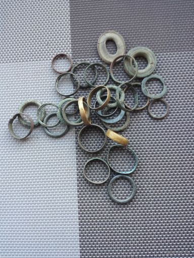 Сборный лот колец с рубля!