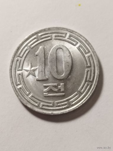Северная Корея 10 вон 1959 одна звезда