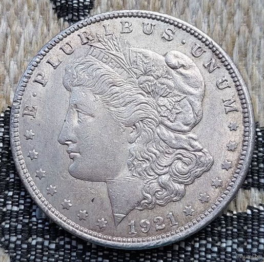США 1 доллар 1921 года, D. Серебро! Сторгуй за свою цену, предложи обмен! S140