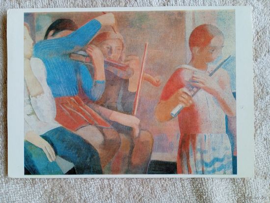 Дети, школа. Бюргер. Музицирующие школьники