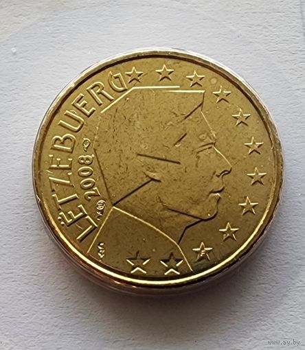 Люксембург 10 евроцентов, 2008 из официального набора BU