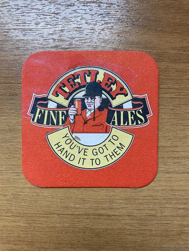 Подставка под пиво Tetley /Великобритания/ No 3