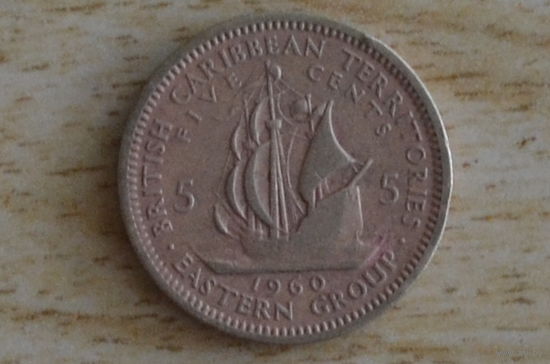 Восточные Карибы 5 центов 1960