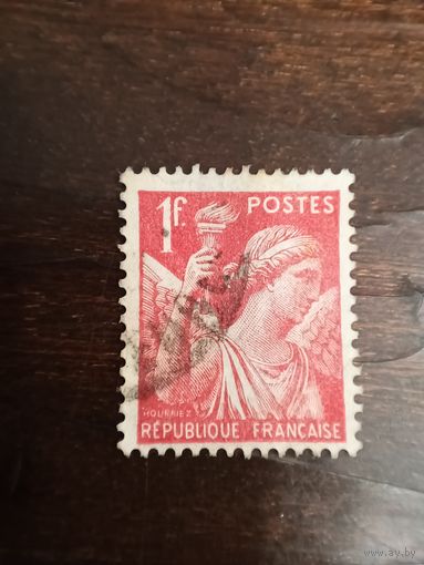 Франция 1938 год 1 франк