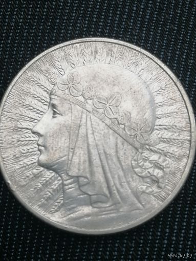 10 злотых 1932г.Ядвига