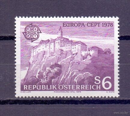 Австрия 1978 EUROPA Марки - памятники MNH** Замки