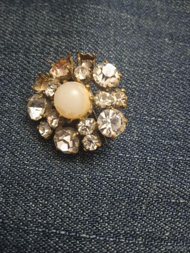 Брошь. Винтаж. Чехословакия.