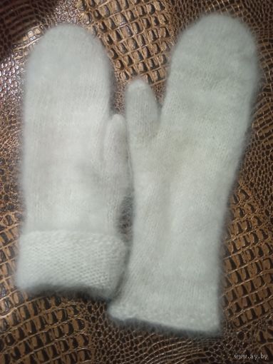 Варежки из собачьей шерсти