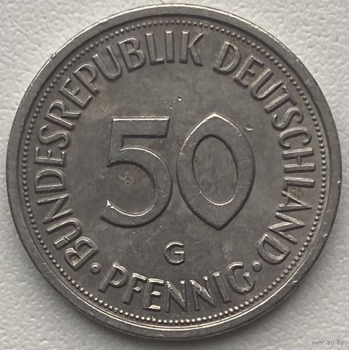 Германия 50 пфеннигов 1982 г. G