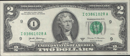 2 доллара США 2017 года