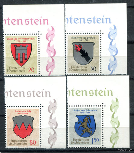 Лихтенштейн - 1964г. - Гербы - полная серия, MNH [Mi 440-443] - 4 марки