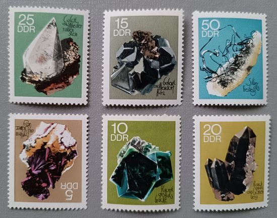 Минералы. ГДР, 1969