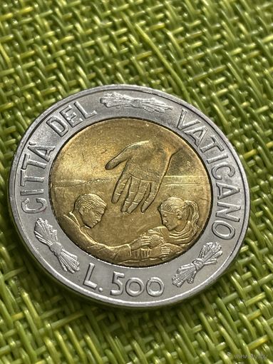 Ватикан 500 лира 1999 г