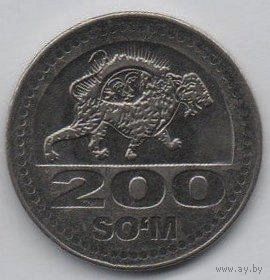 200 сум 2018 Узбекистан