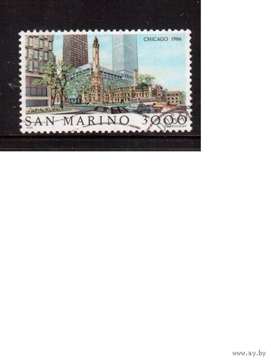 Сан-Марино-1986 (Мих.1342) ,  гаш., Чикаго