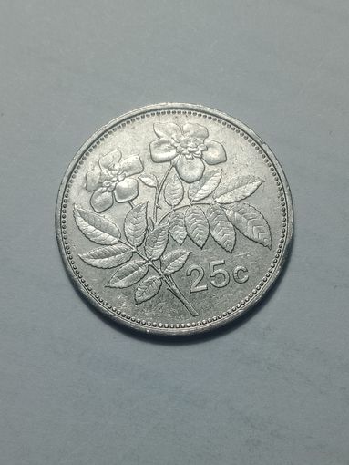 Мальта 25 центов 2005 года .