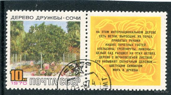 СССР 1970.. Дерево дружбы, сцепка