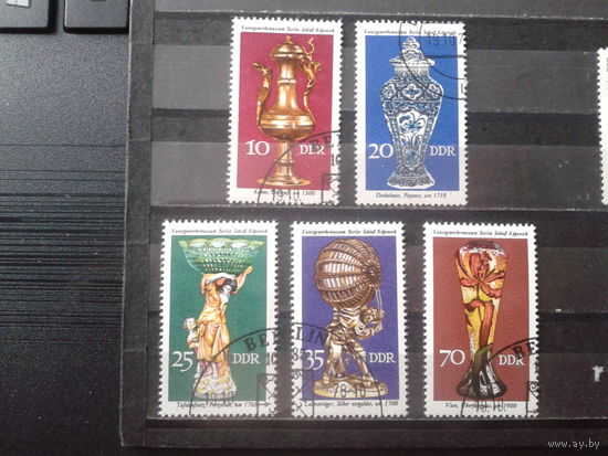 ГДР 1976 Экспонаты музея Полная серия Михель-5,0 евро гаш., 3,0 евро чистая