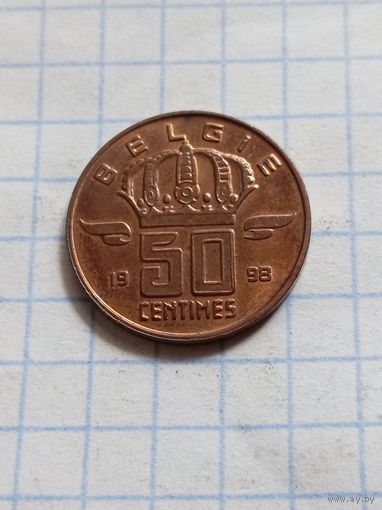 50 сантимов 1998 года