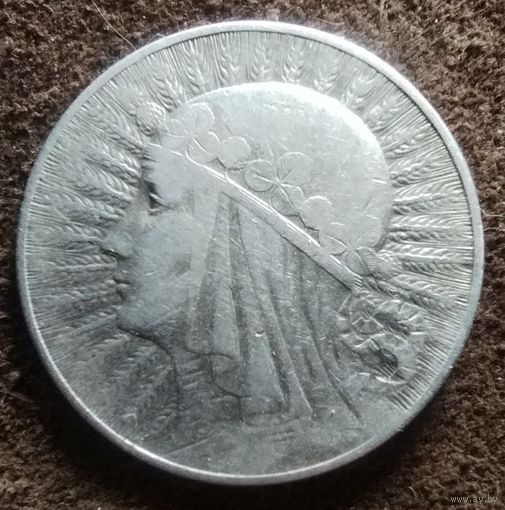 5 злотых 1933 г. Польша. Ядвига