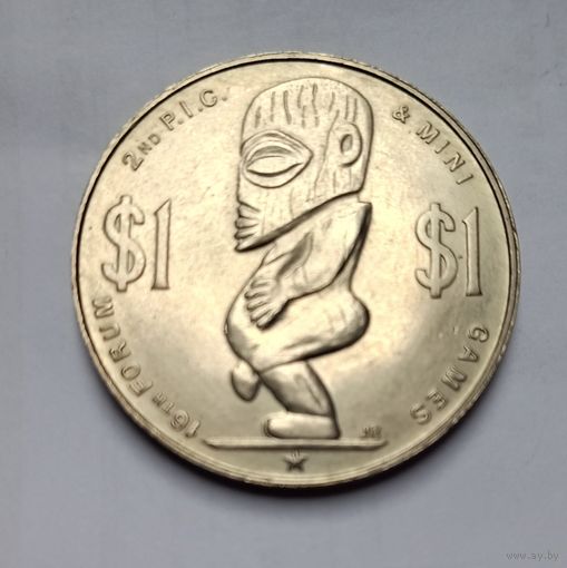 1 доллар 1985 о-ва Кука Игры Пацыфика
