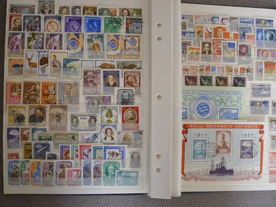 СССР-1957(Заг.1878-2020) гаш. , Хронология, Весь 1957 год(все марки и блоки), полный комплект(без пропусков)