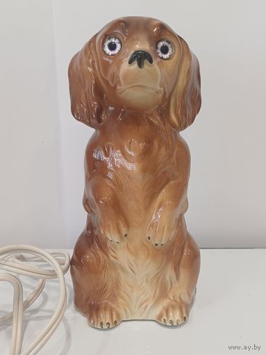 Все лоты с 1р.Редкая Собака Светильник Германия