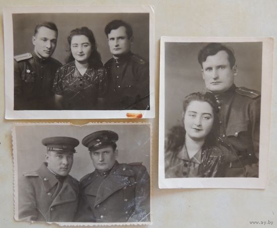 Фото "Лейтенант", война, 3 шт.