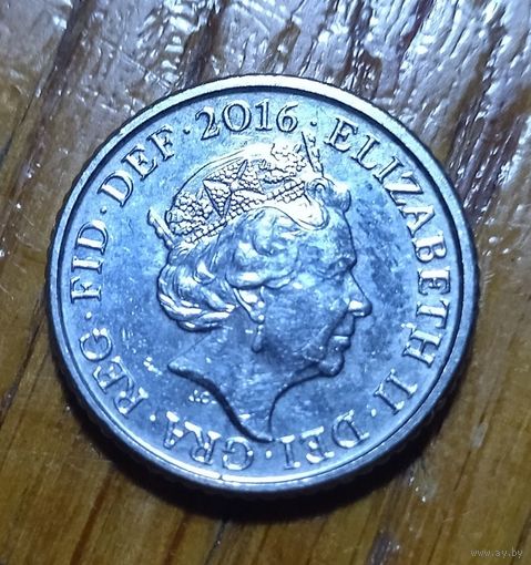 Великобритания, 5 пенсов 2016 года