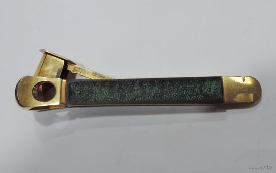 Винтажный нож гильотина для сигар фирмы "Solingen". Германия. Длина 15 см.