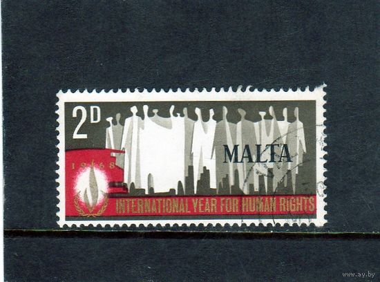 Мальта.Ми-370.Права человека. Серия: Год прав человека. 1968.