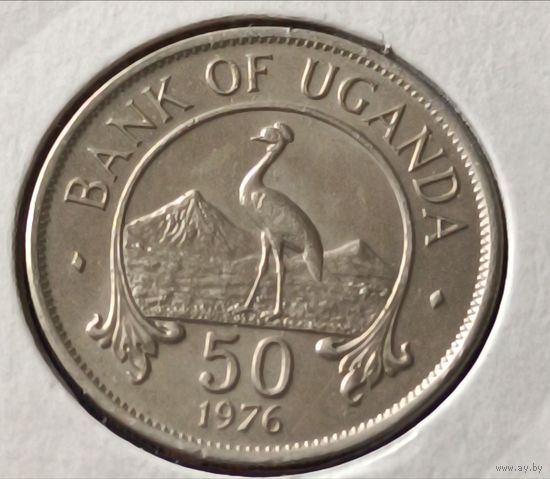 Уганда. 50 центов 1976 года. (*).