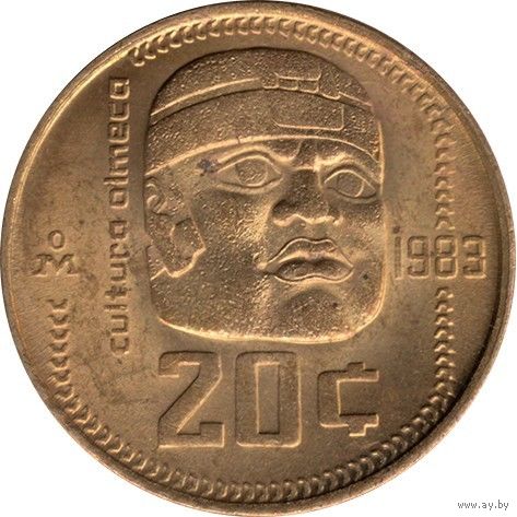 Мексика 20 сентаво, 1983 UNC