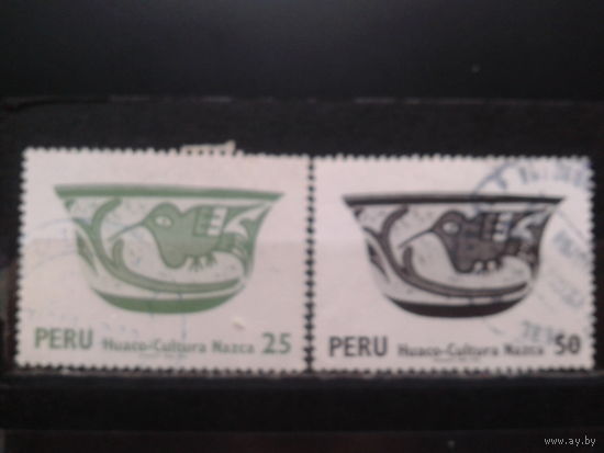 Перу, 1978/1979. Расписной глиняный сосуд
