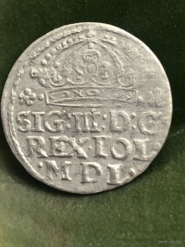 Грош коронный 1614г.Краков.