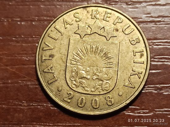 Латвия 10 сантимов 2008