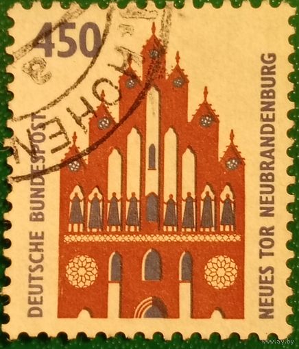 Германия 1992. Архитектура. Новые ворота Нойбранденбурга