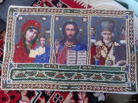 Икона из бисера