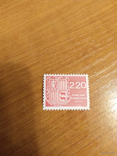 1988 Андорра французская почта герб MNH** выпускалась одиночкой (2-2)