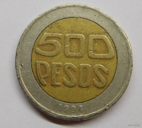 Колумбия 500 песо 1994 г