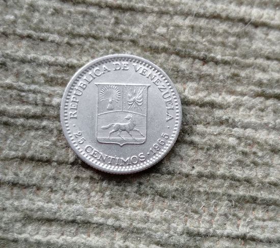 Werty71 Венесуэла 25 сентимо 1965