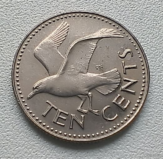 Барбадос 10 центов, 1987. 1-1-17