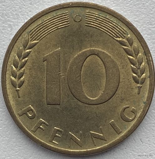 Германия 10 пфеннигов 1950 г. G