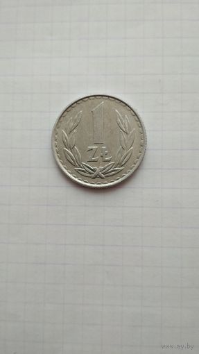 1 злотый 1986 г. Польша.