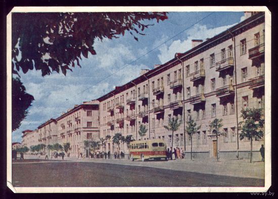 1962 год Витебск Жилые дома на улице Ленина