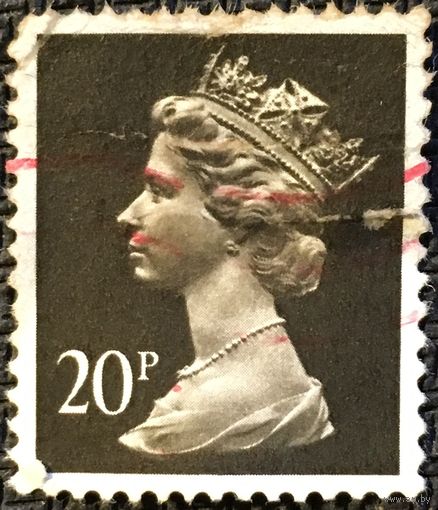 ЦІКАВІЦЬ АБМЕН! 1989, Елізавета ІІ, 20 пенсаў