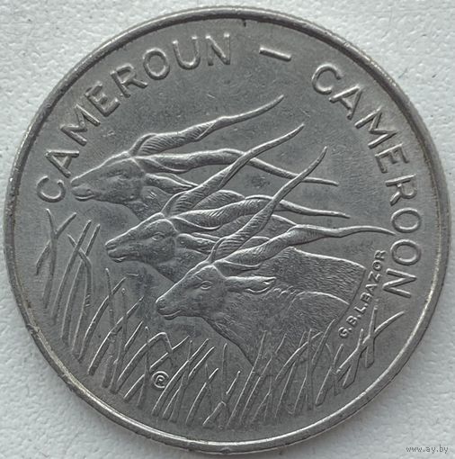 Камерун 100 франков 1975 г.