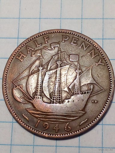 1.2 пенни Великобритания 1946 год.