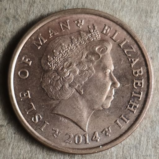 Остров Мэн 2 пенса, 2014 г., KM# 1254