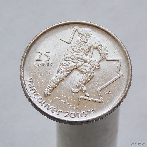 Канада 25 центов 2007 XXI зимние Олимпийские Игры, Ванкувер 2010 - Хоккей